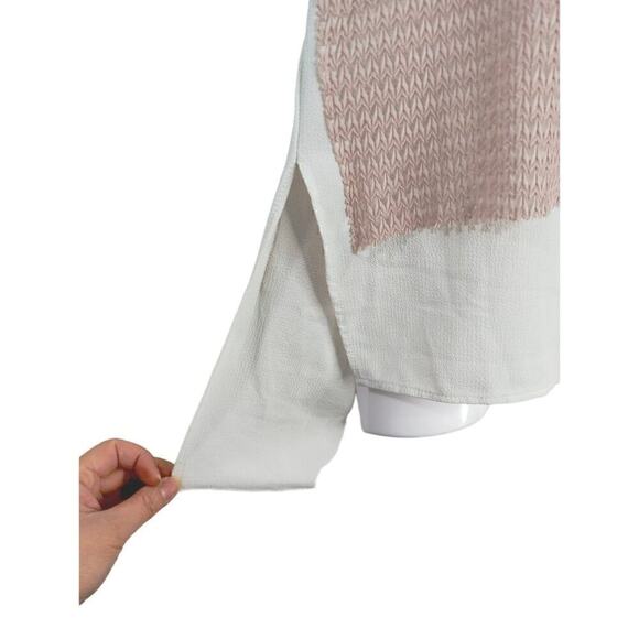 ZARA WB‎ Collection Layered Blush Pink V-neck Sleeveless Blouse Size S - Picture 4 of 7